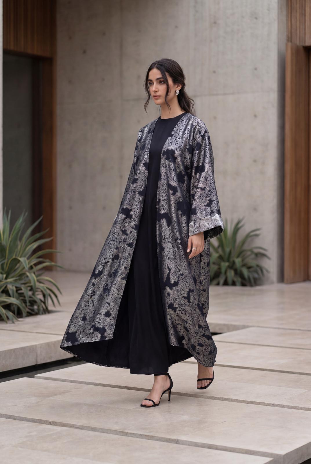 NT Collection Simli Kaftan & Elbise Takım
