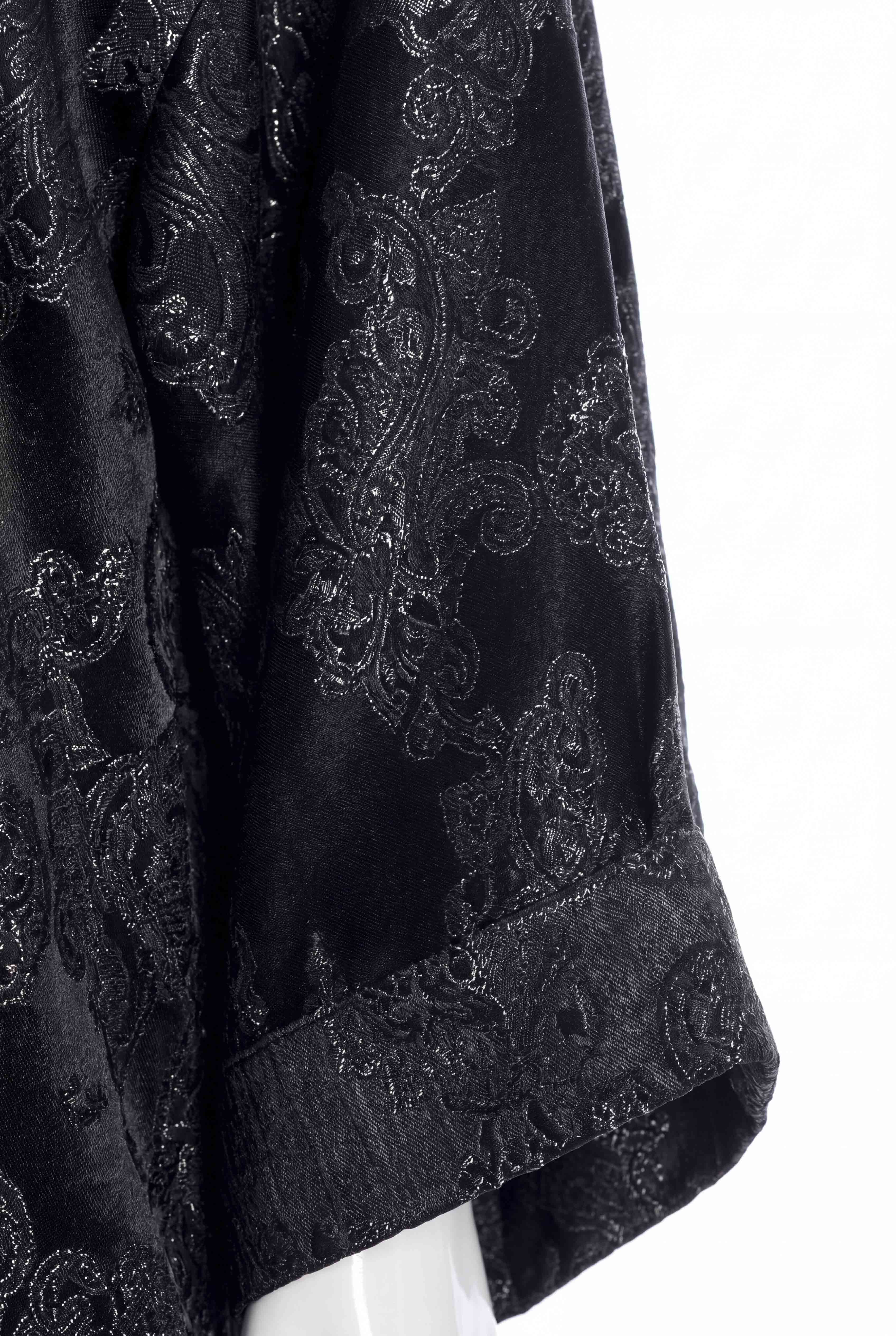 NT Collection Jakarlı Simli Kaftan & Saten Elbise Takım